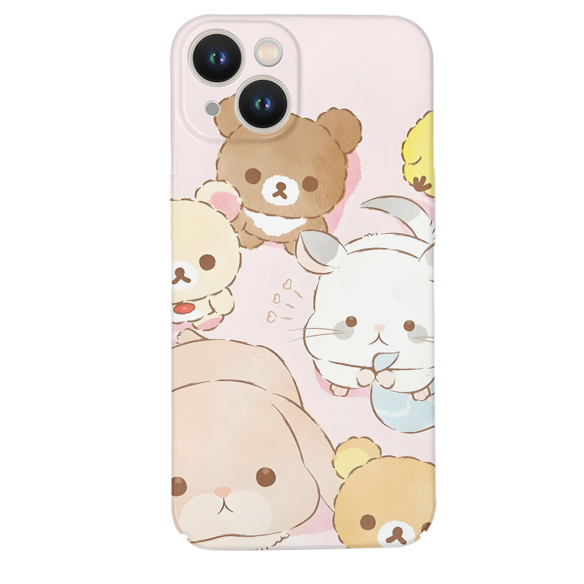 （画像用） リラックマ リラックマ キイロイトリ Rilakkuma Korilakkuma Kiiroitori 【iPhone 14シリーズ対応】ハードケース